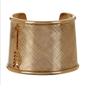 HOUSE of HARLOW gold/copper arrow cuff bracelet